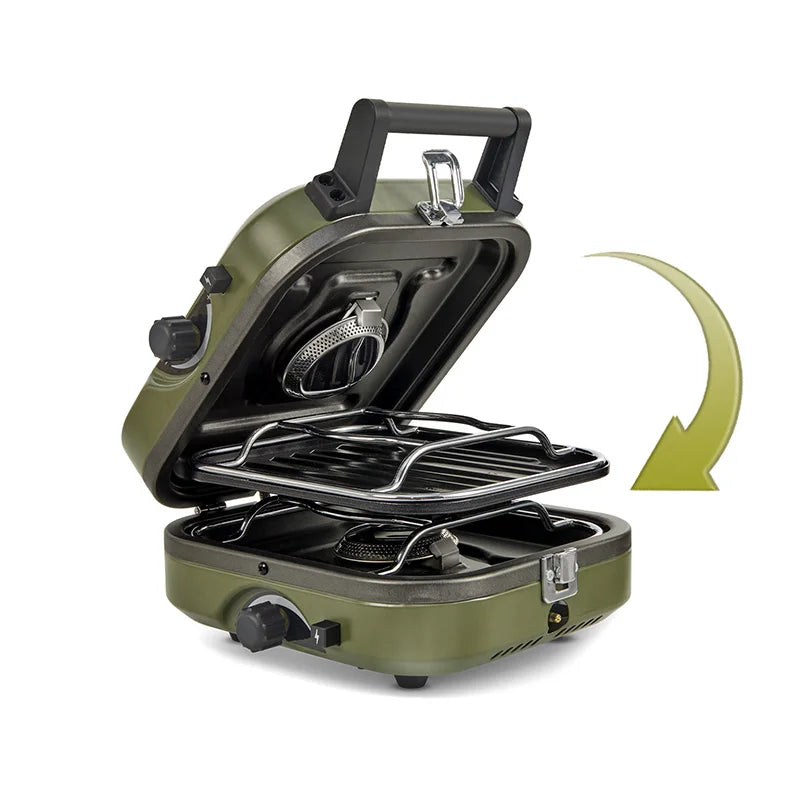 Naturehike Portable Two Burner Folding Gas Outdoor Stove