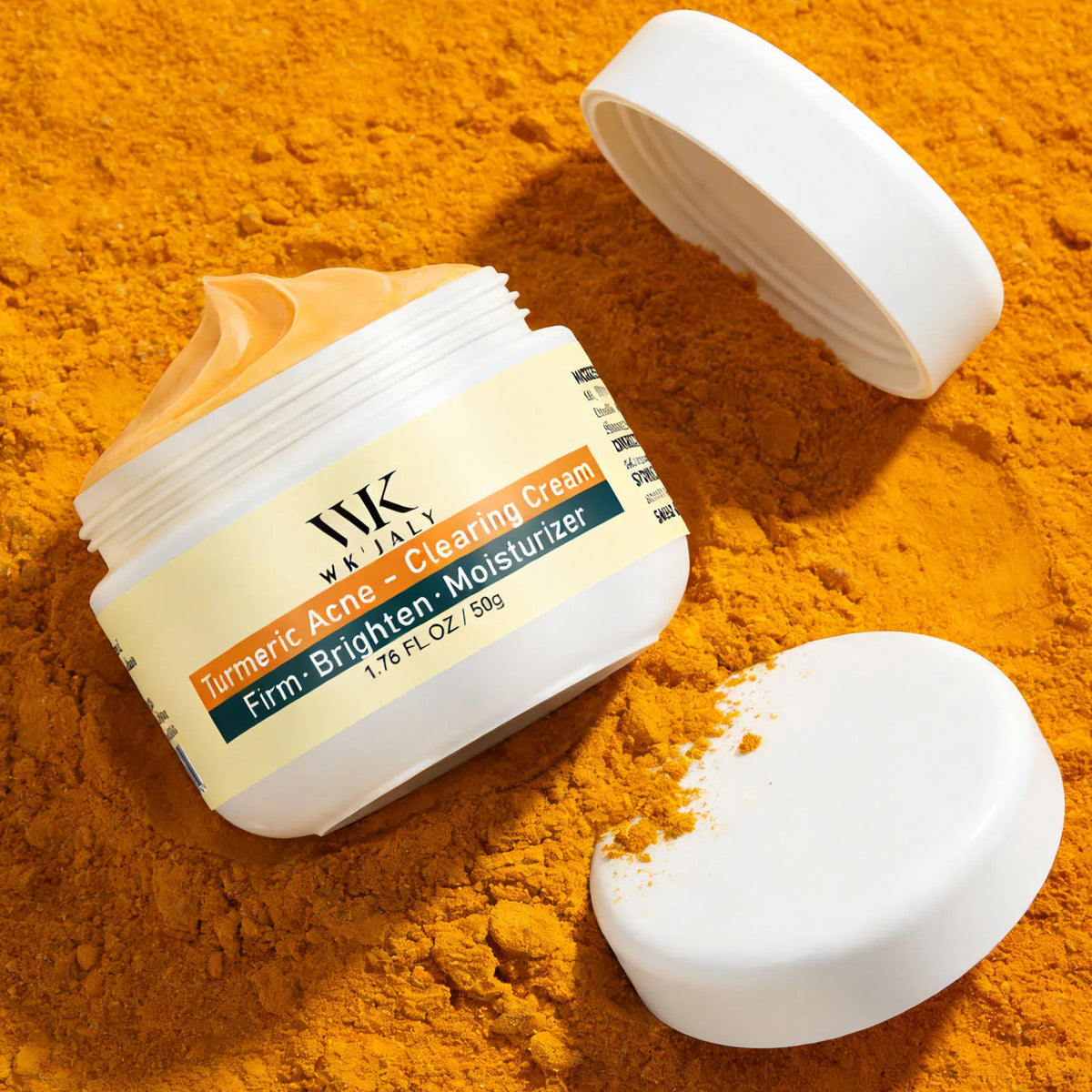 Wk Jaly Turmeric Brightening Facial Cream For Acne Care