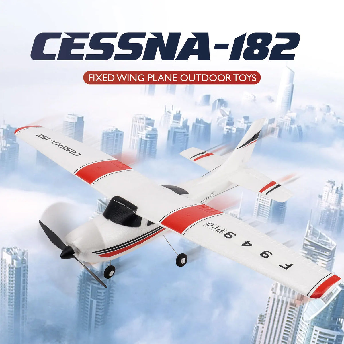 Wltoys F949 3Ch Rc Fixed Wing Airplane With Gyro Stabilizer