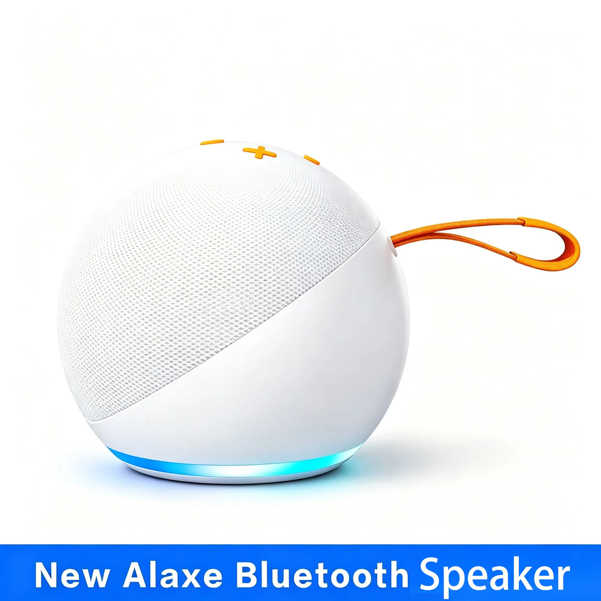 New Generation Alaxe Spherical Speaker(No Voice Assistant) 50W Portable Bluetooth Speaker Party Box RGB LED Lights Wireless TWS Mini Speaker Musical Instrument for Room Decor Home Party Camping