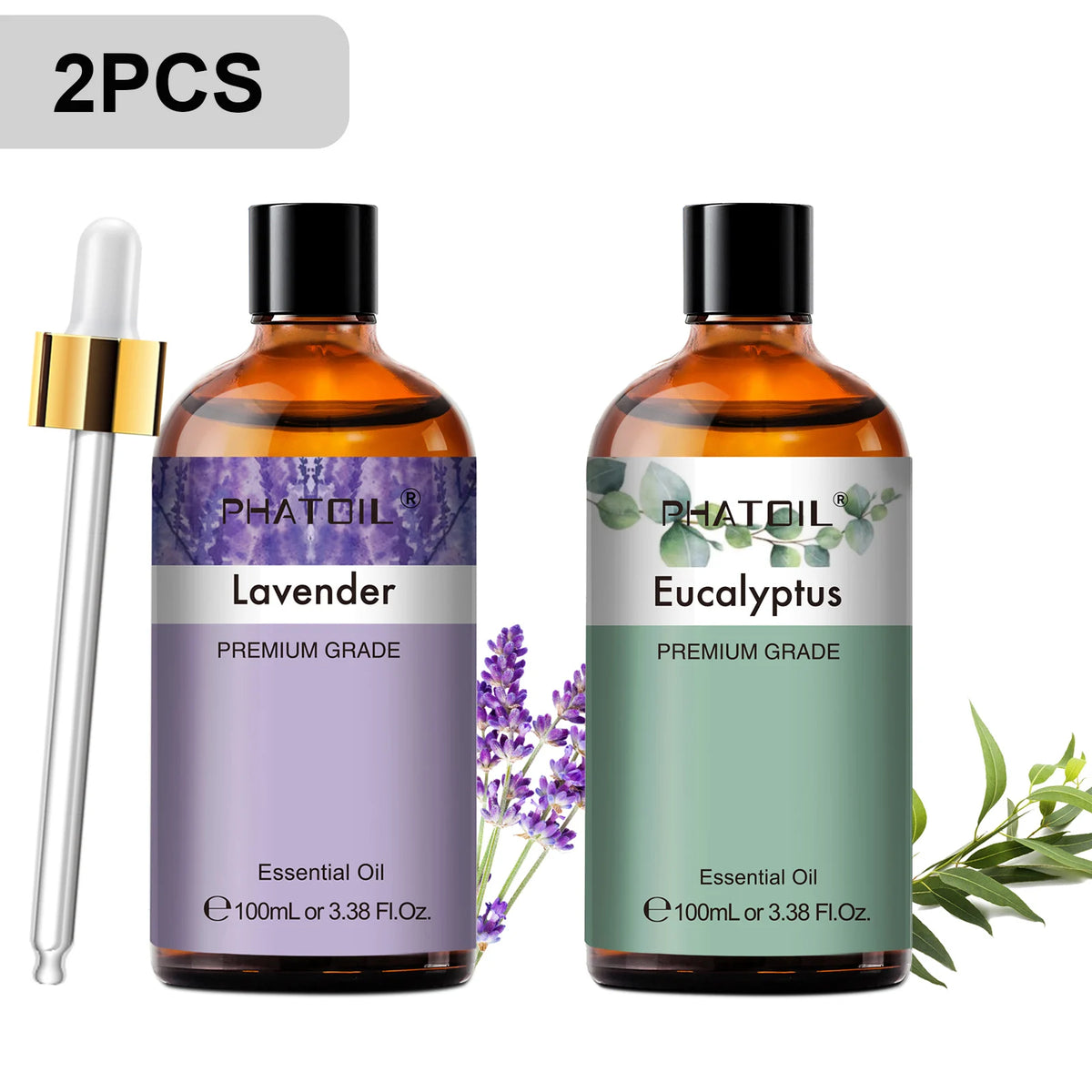 PHATOIL Essential Oil Set For Diffusers Soap Candles And Aromatherapy
