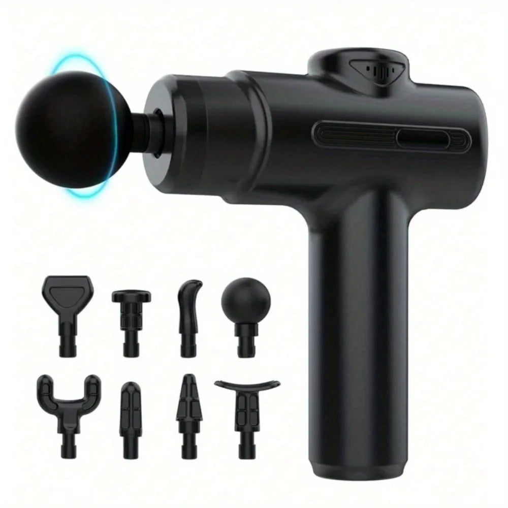 Deep Tissue Percussion Muscle Massage Gun With Eight Heads