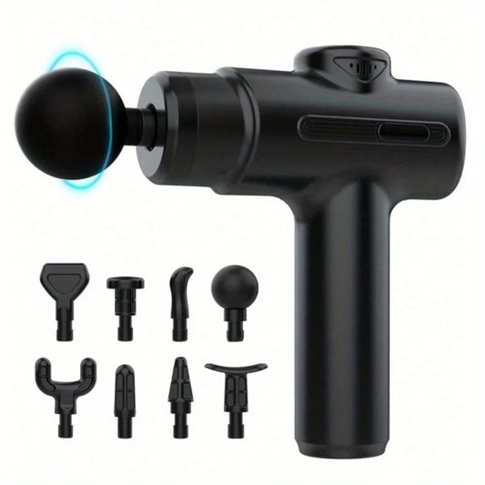 Deep Tissue Percussion Muscle Massage Gun With Eight Heads