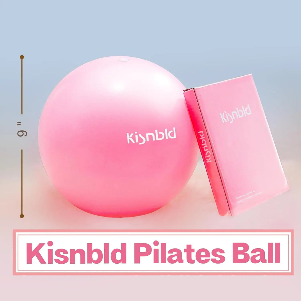 Kisnbld Anti Burst Mini Pilates Ball For Core Stability