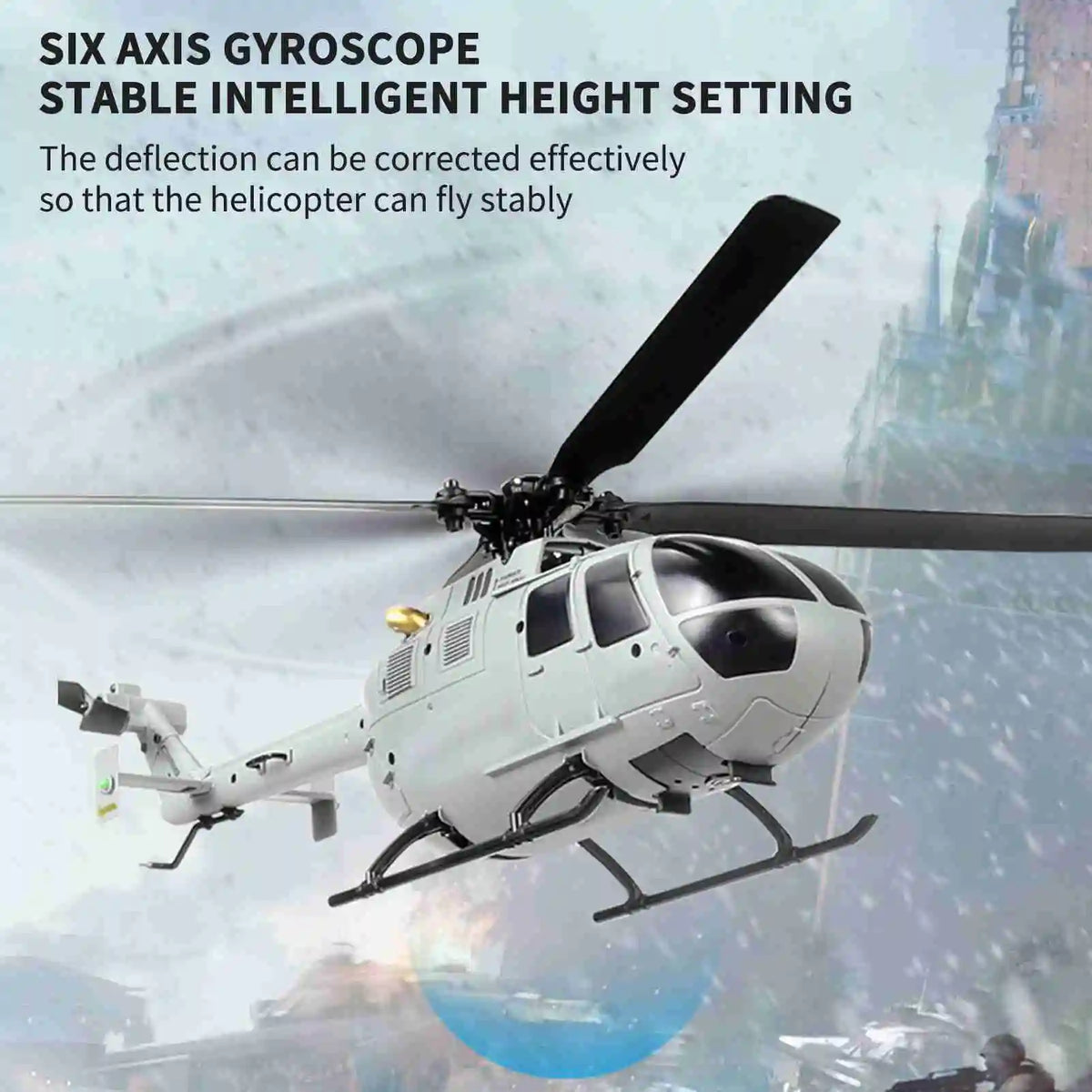 RC Plane Single Propeller 6 Axis Gyro Altitude Hold System