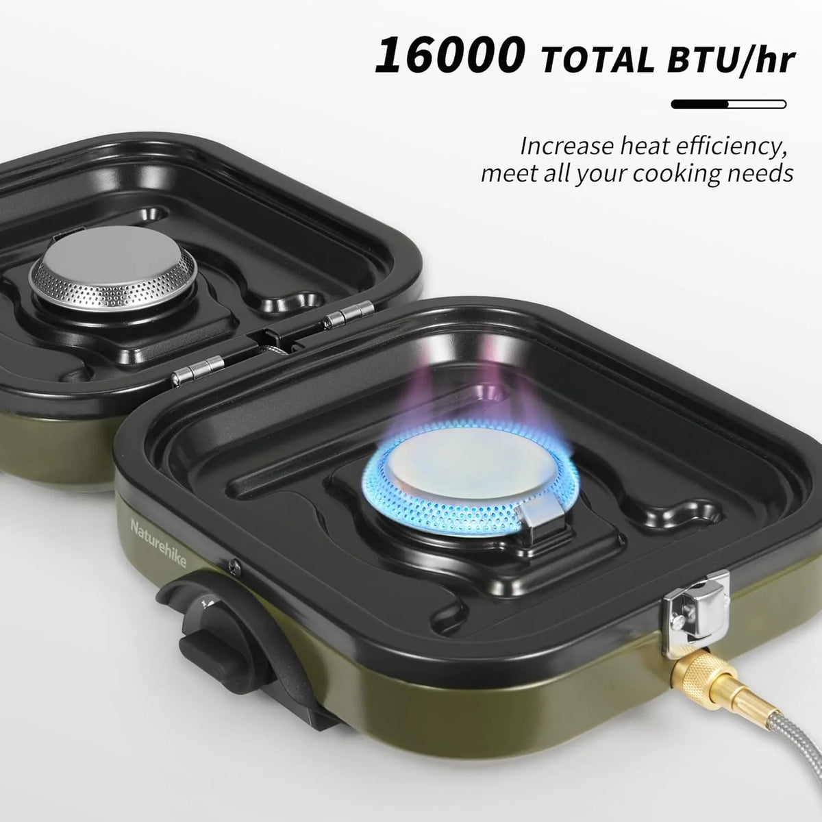 Naturehike Portable Two Burner Folding Gas Outdoor Stove