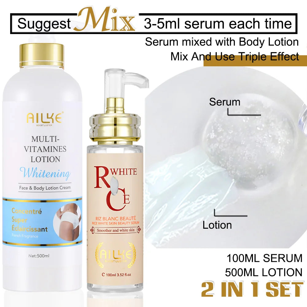 Ailke Multi Vitamin Whitening Body Lotion For Radiant Hydration