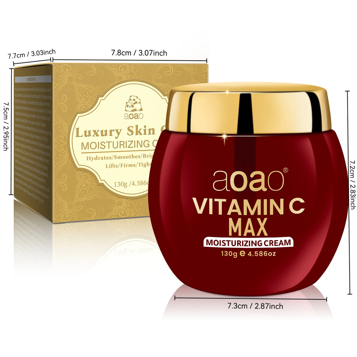 Aoao Vitamin C Face Cream Hydrating Brightening Moisturizer