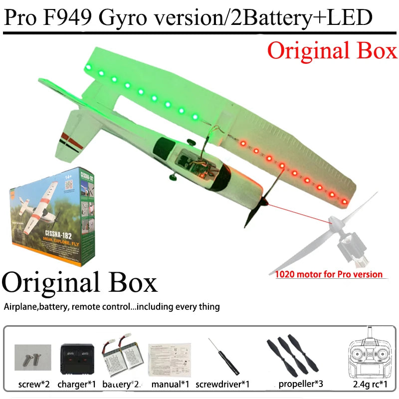 Wltoys F949 3Ch Rc Fixed Wing Airplane With Gyro Stabilizer