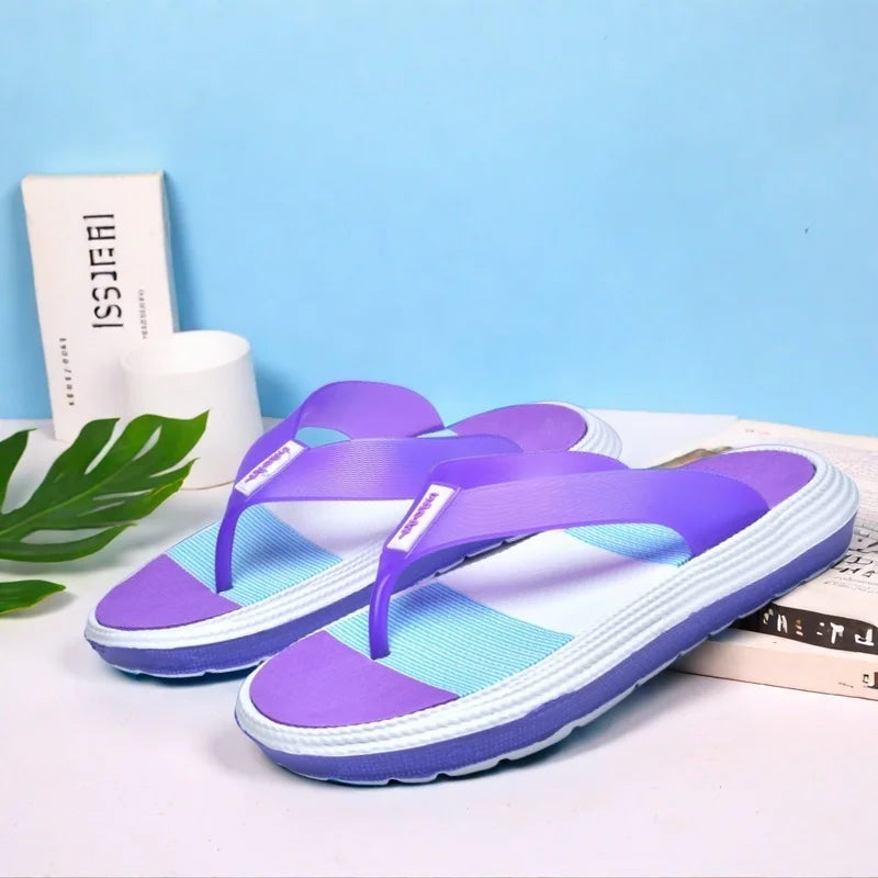 Womens Casual Indoor Outdoor Lightweight Slip On Beach Sandals
