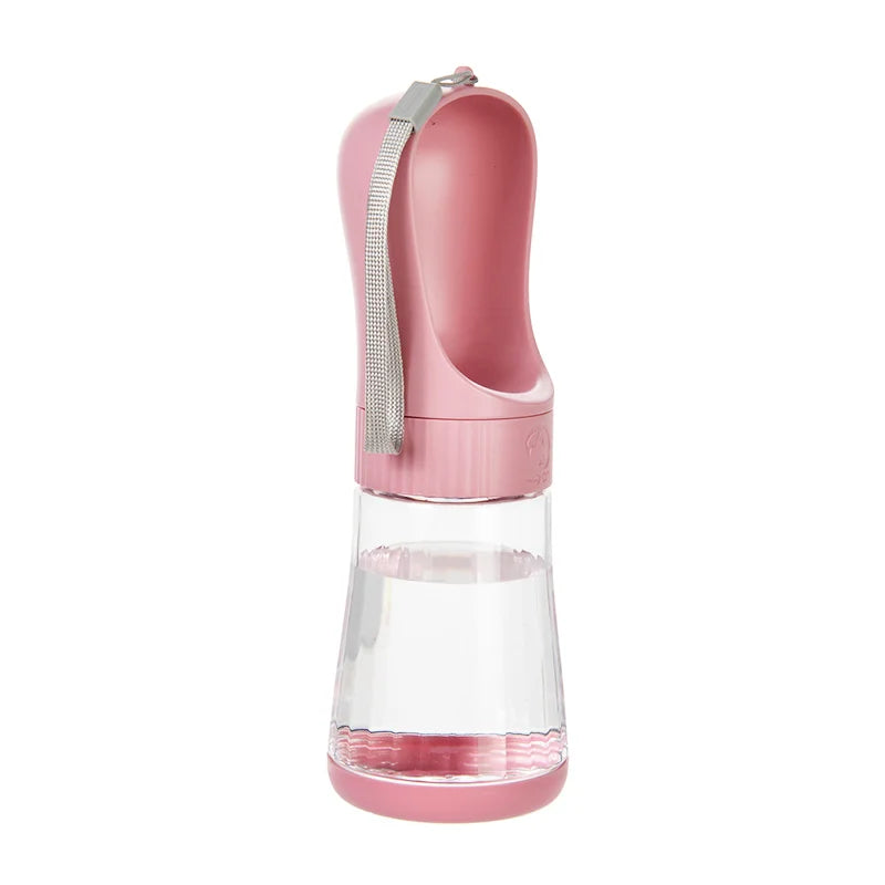 Portable Glass Pet Water Bottle Dogs Travel Drinking Dispenser