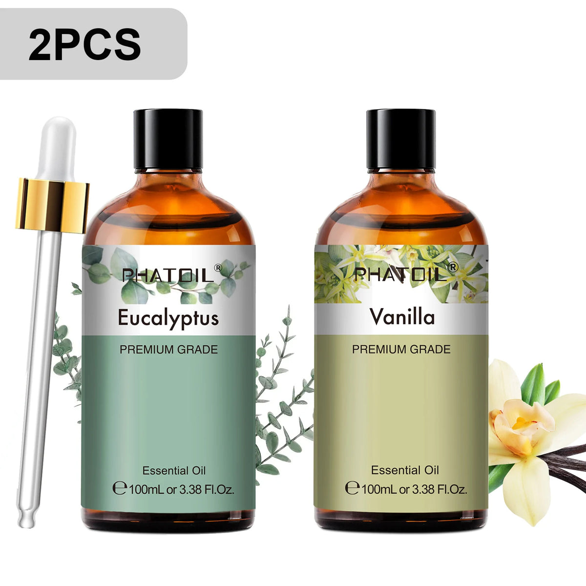 PHATOIL Essential Oil Set For Diffusers Soap Candles And Aromatherapy