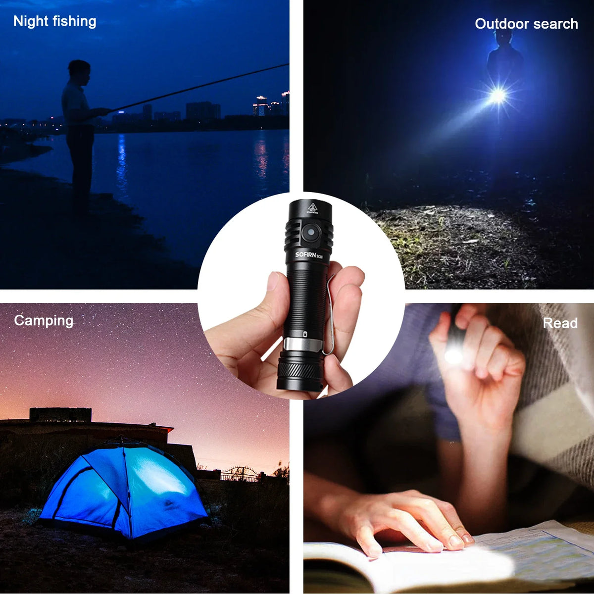 Sofirn SC18 LED Flashlight Featuring TIR Optics And USB Charging