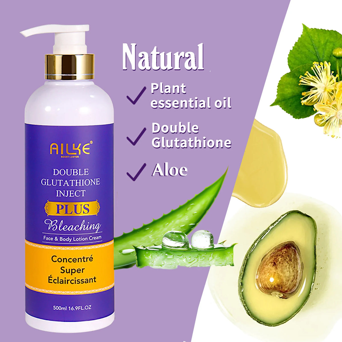 AILKE Double Glutathione Whitening Serum For Dark Spot Correction