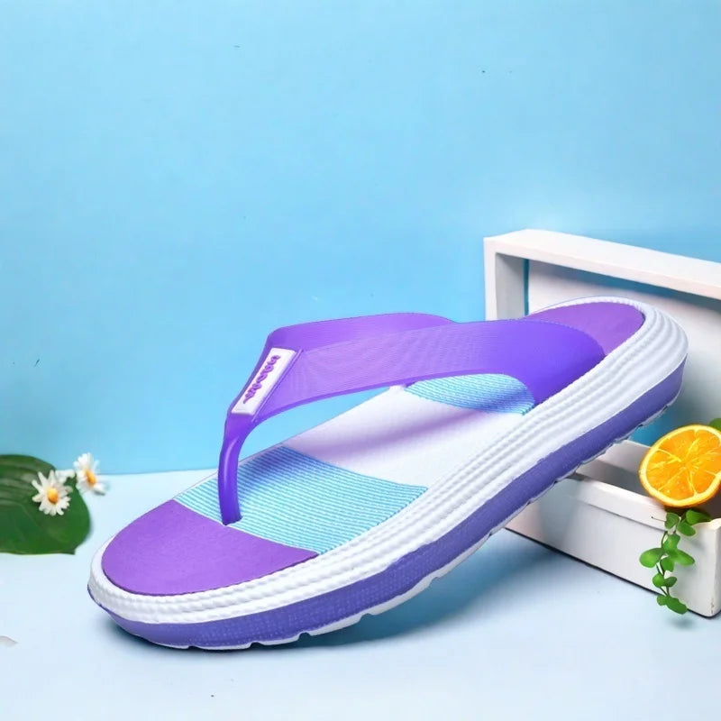 Womens Casual Indoor Outdoor Lightweight Slip On Beach Sandals