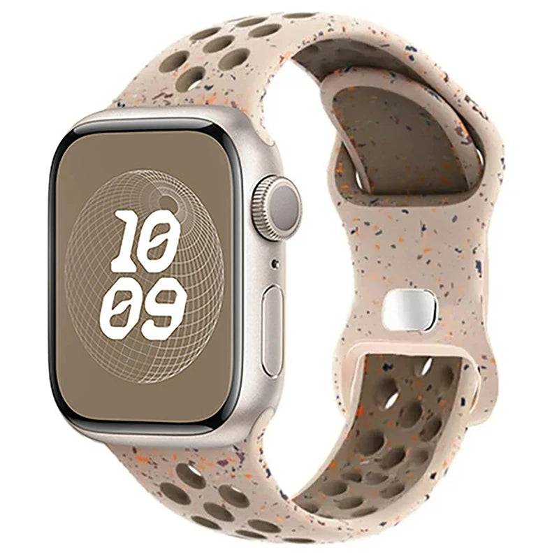 Strap For Apple Watch Band 44mm 49mm 45mm 40mm 41mm 38mm 42mm correa Breathable sports bracelet iwatch series 8 SE 7 6 5 9 Ultra