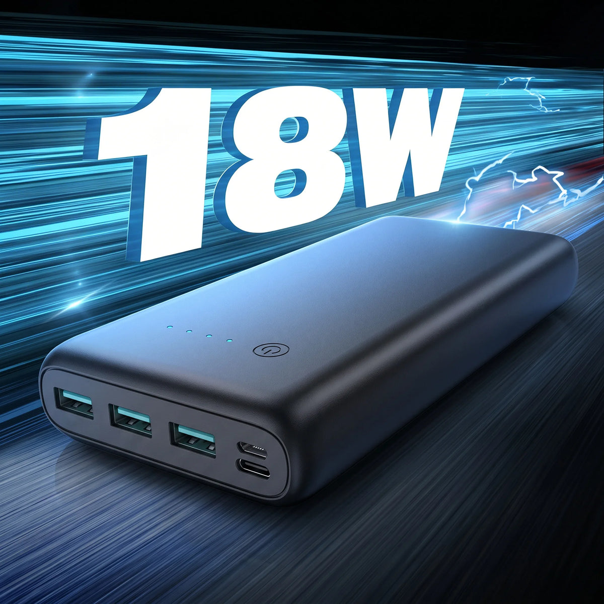 Chictree 18W PD Fast Charging Portable Power Bank USB C