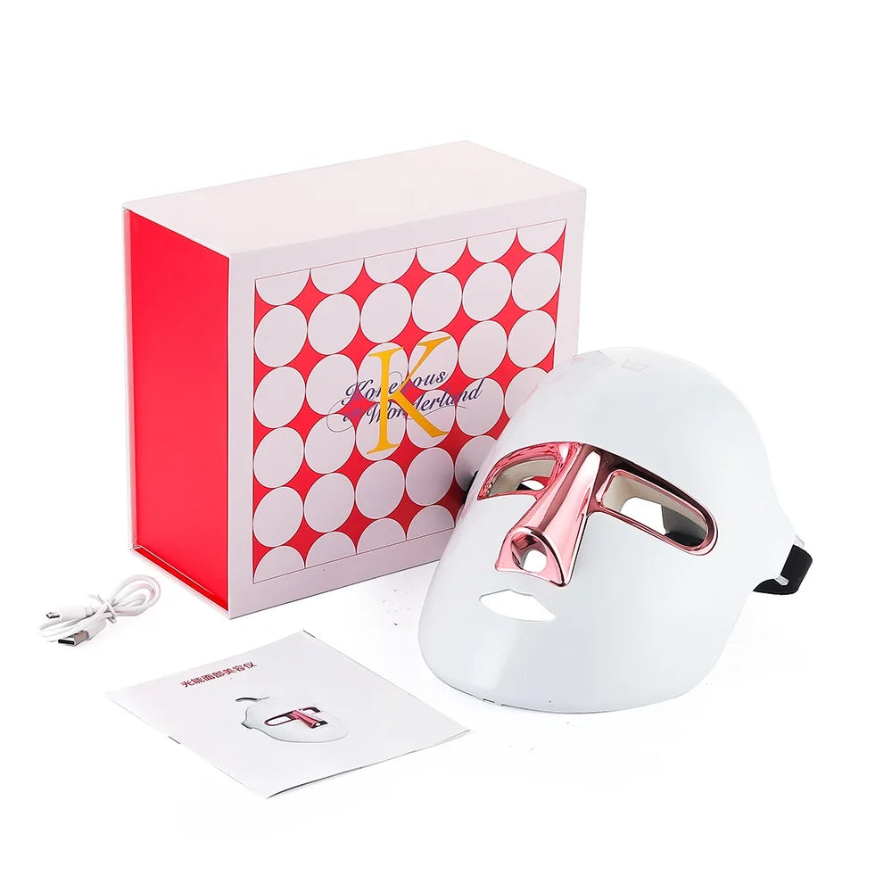 Foreverlily Wireless LED Photon Face Mask For Skin Rejuvenation Tightening