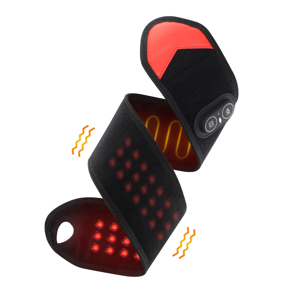 Hailicare LED Red Light Vibration Heating Wrap For Joints