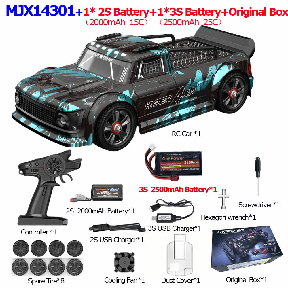 MJX Hyper Go RC Drift Car With Gyroscope Electric Toy