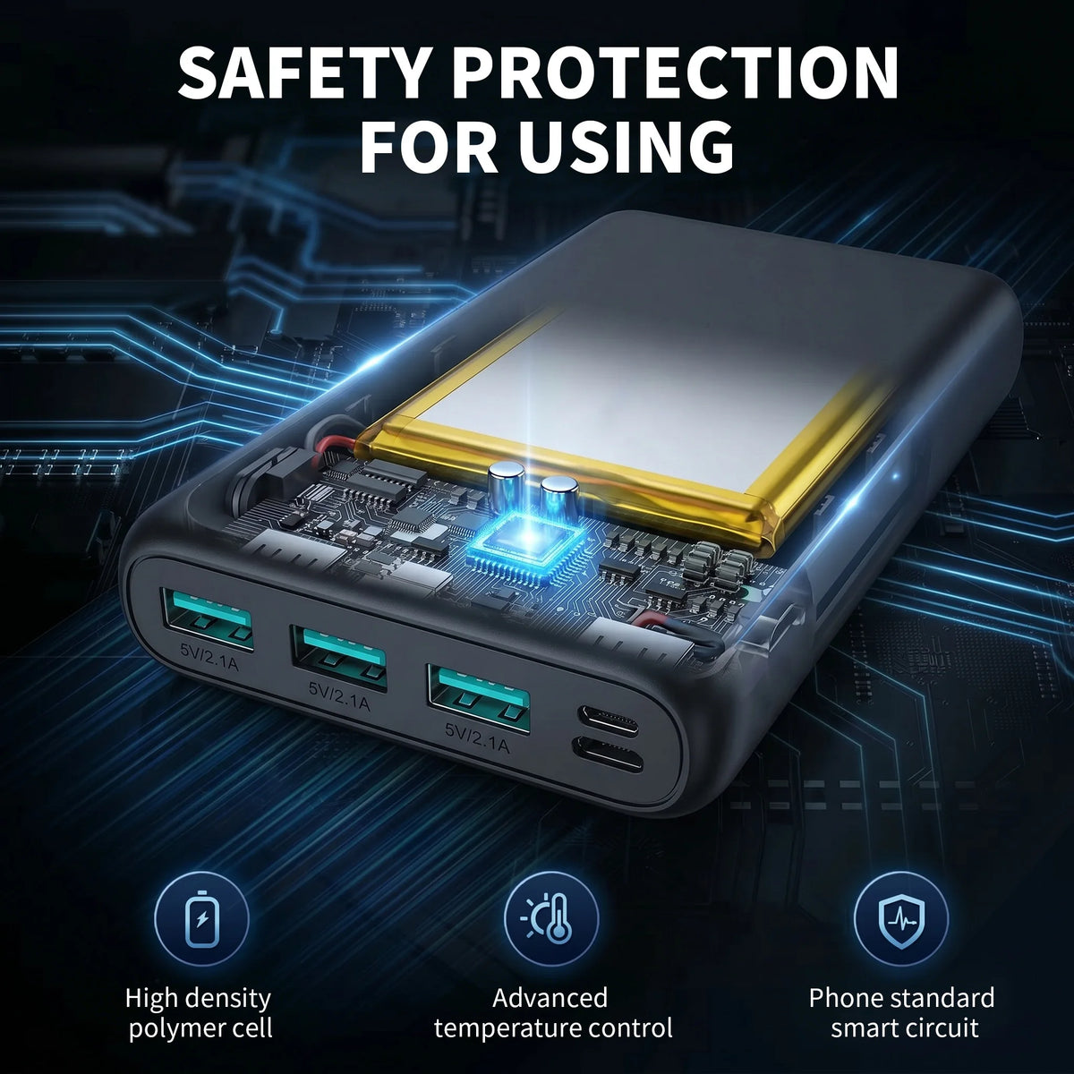 Chictree 18W PD Fast Charging Portable Power Bank USB C