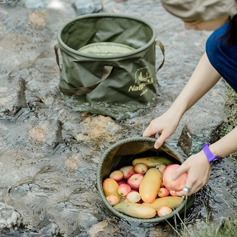 Naturehike Foldable Waterproof Camping Bucket For Travel Fishing