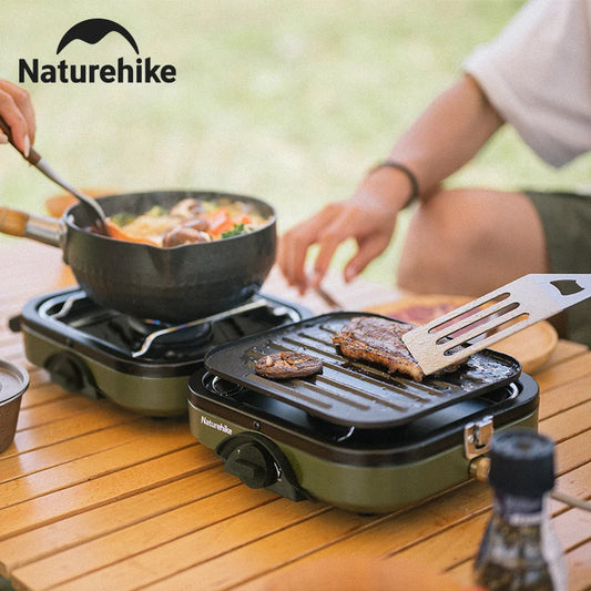 Naturehike Portable Two Burner Folding Gas Outdoor Stove