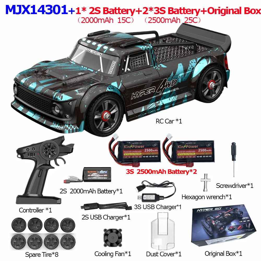 MJX Hyper Go RC Drift Car With Gyroscope Electric Toy