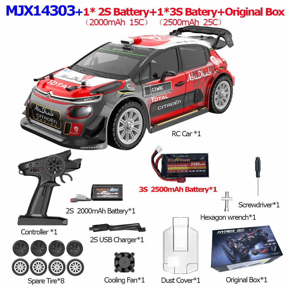 MJX Hyper Go RC Drift Car With Gyroscope Electric Toy