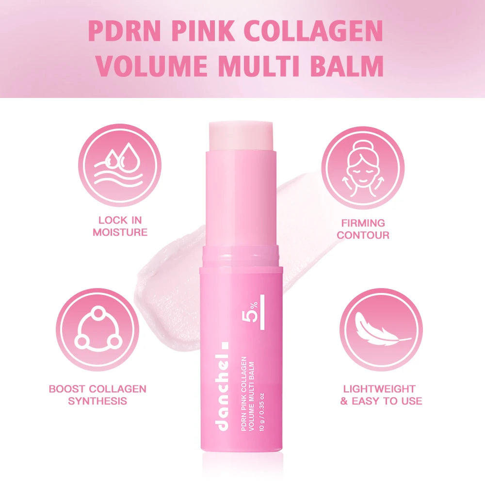ibcccndc PDRN Collagen Balm Stick for Hydrating Plumping Glow