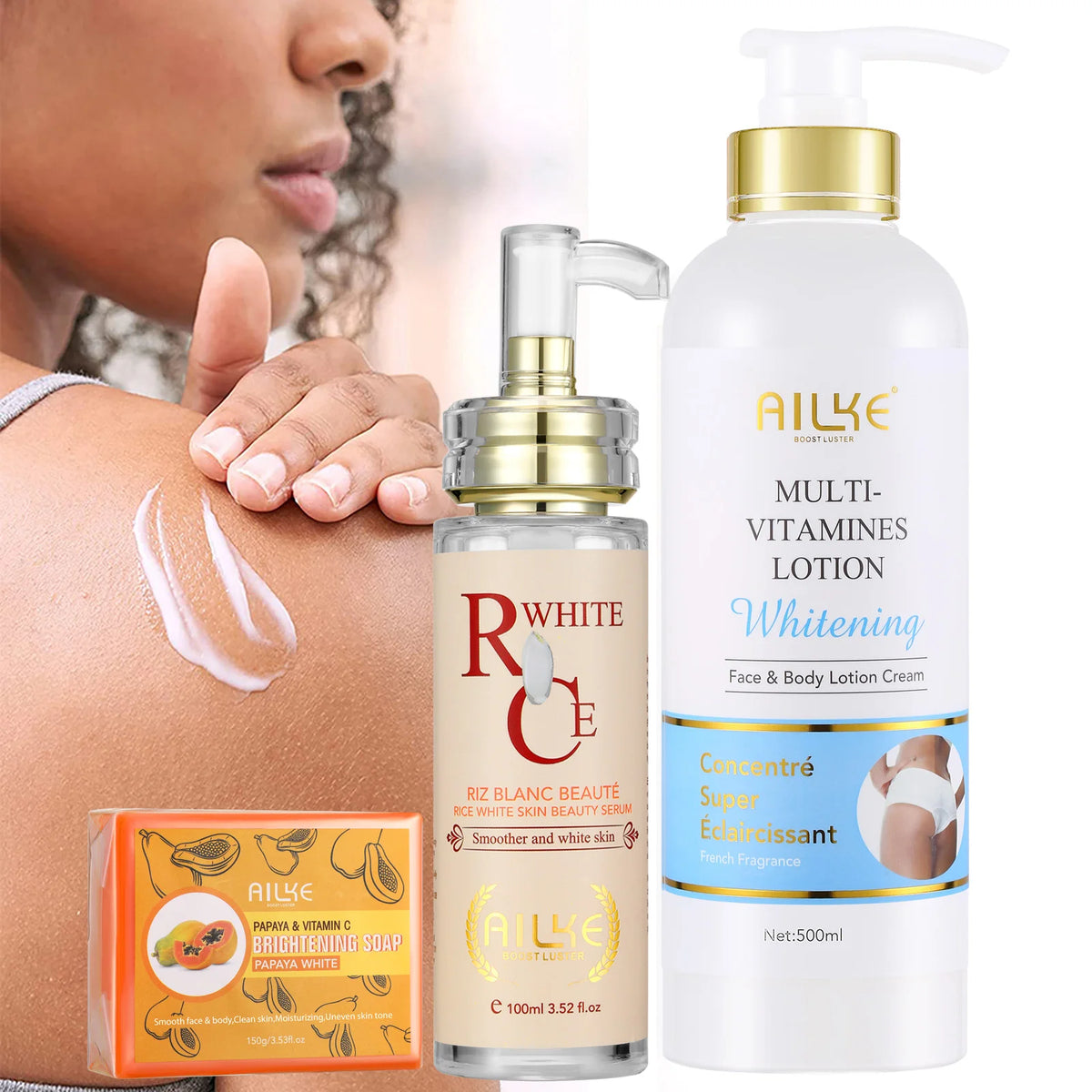 Ailke Multi Vitamin Whitening Body Lotion For Radiant Hydration